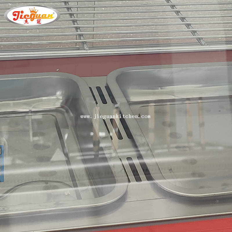 Escaparate eléctrico del calentador de alimentos de la vitrina de pastelería de la encimera para los restaurantes