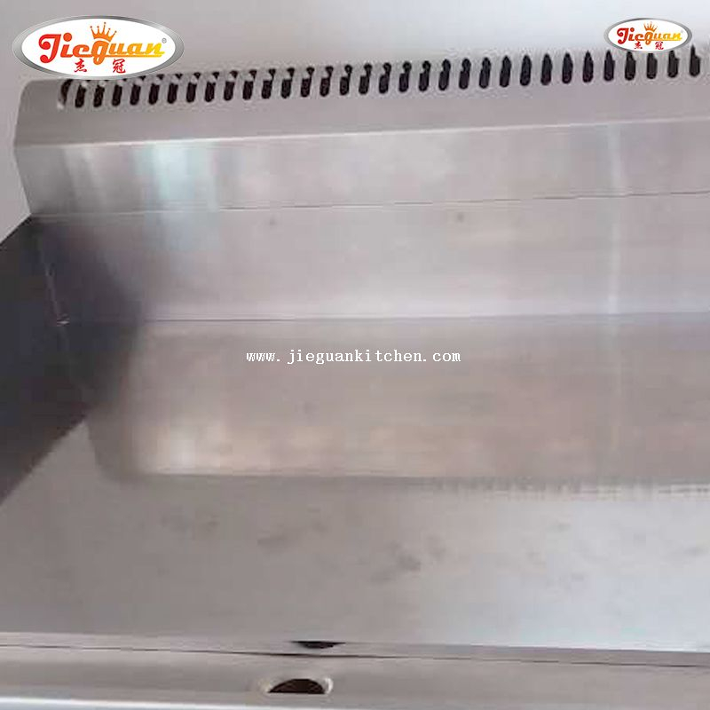 Plancha plana de gas comercial de 8MM