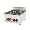 Estufa de gas de encimera comercial con 2 quemadores