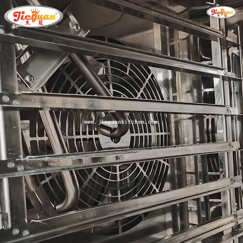 Horno de vapor combinado comercial de 6 capas con pantalla táctil