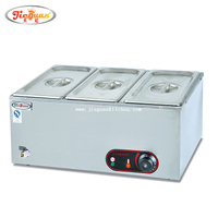 Calentador buffet 3 sartenes 1500W Resaurant Baño maría