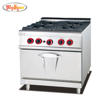 Cocina a gas de 4 fuegos y horno 