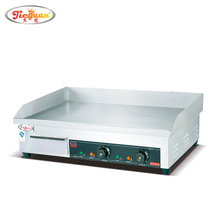 Plancha comercial de acero inoxidable de sobremesa