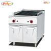 Horno de barbacoa Vertical comercial, equipo de cocina, parrilla de roca de Lava, Gas LPG, OEM, con gabinete para restaurante, superventas