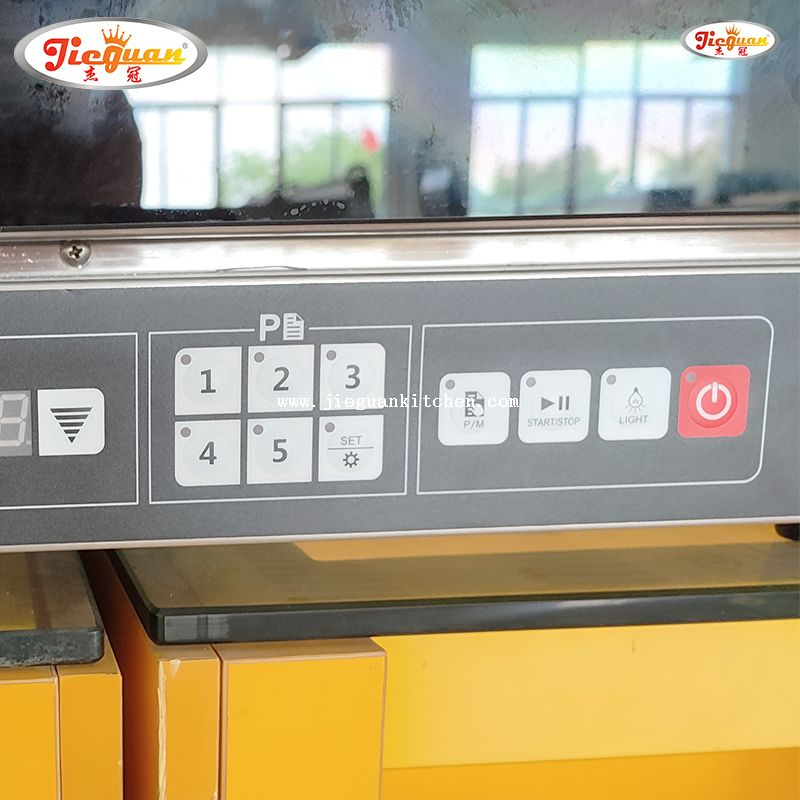 Horno de convección digital eléctrico comercial de 4 bandejas