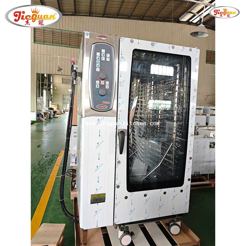 Horno eléctrico combinado de 40 bandejas.