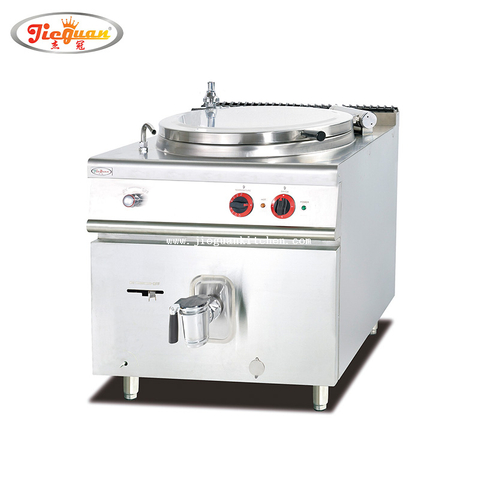 Hervidor de sopa eléctrico comercial de 140L con camisa 