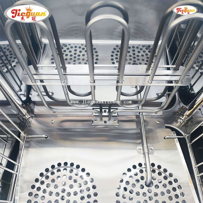 Horno de convección eléctrico Horno comercial de 4 capas con spray