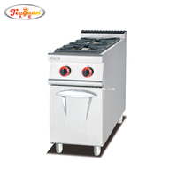 Cocina de gas independiente con 2 quemadores y gabinete