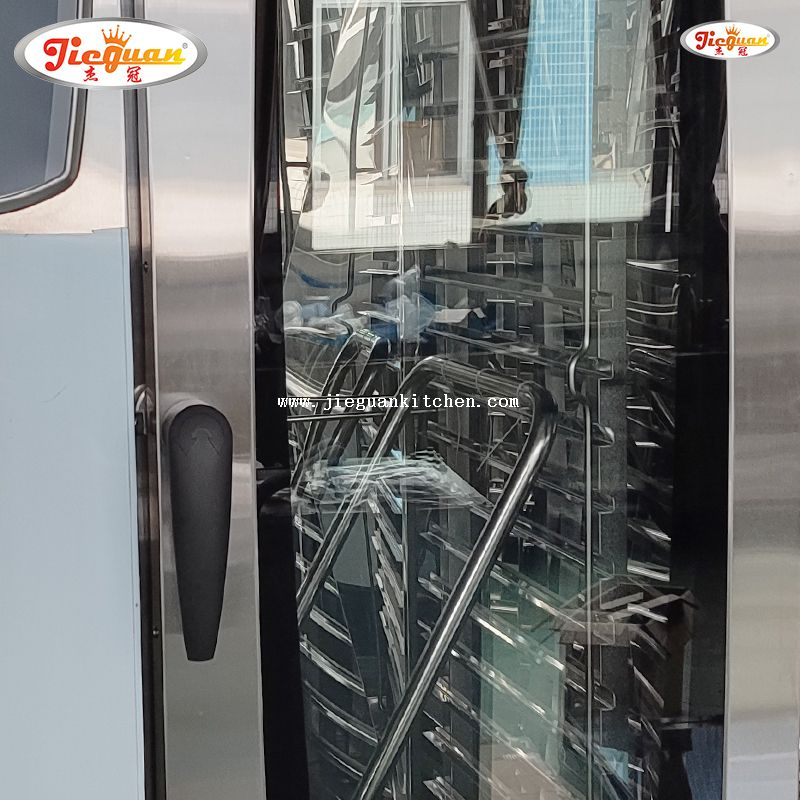 Horno de vapor combinado eléctrico comercial de 20 capas EOA-20-AC con autolimpieza