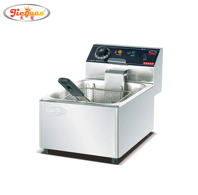 Freidora el&eacute;ctrica de un solo tanque de 6 litros 