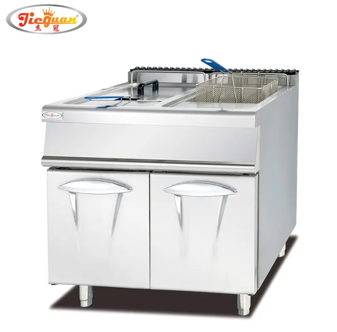 Freidora gas 2 cubas 2 cestos 28L 