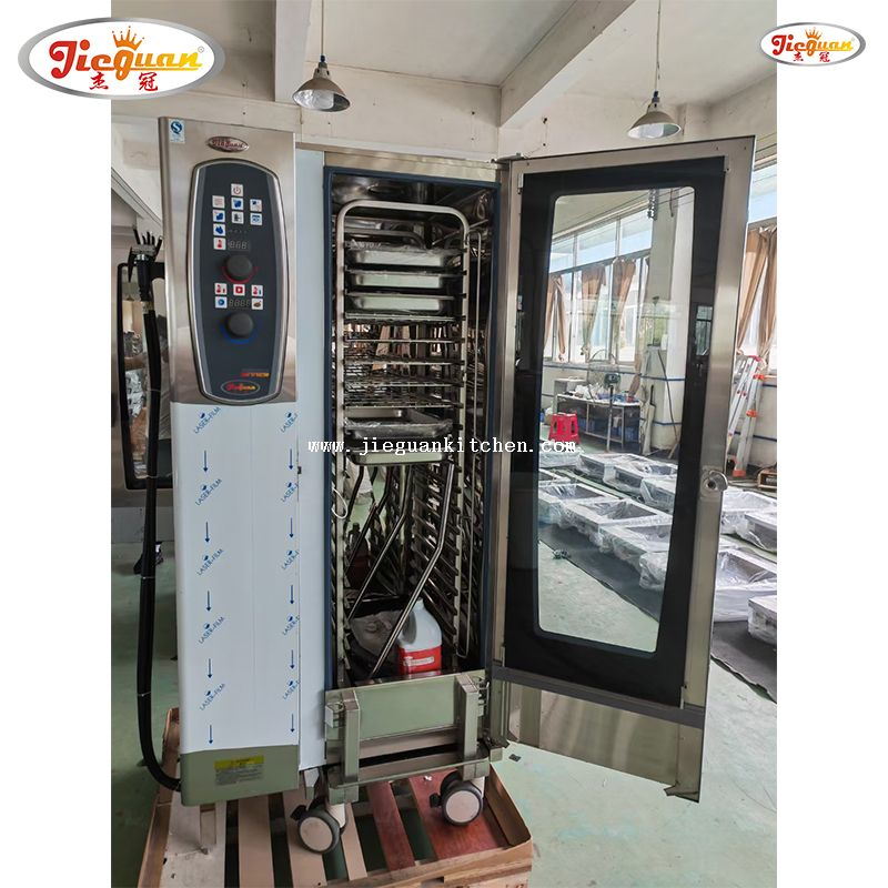 Vapor combinado eléctrico comercial de 20 capas EOA-20-CMP con autolimpieza