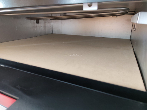 horno de pizza eléctrico comercial de doble capa 