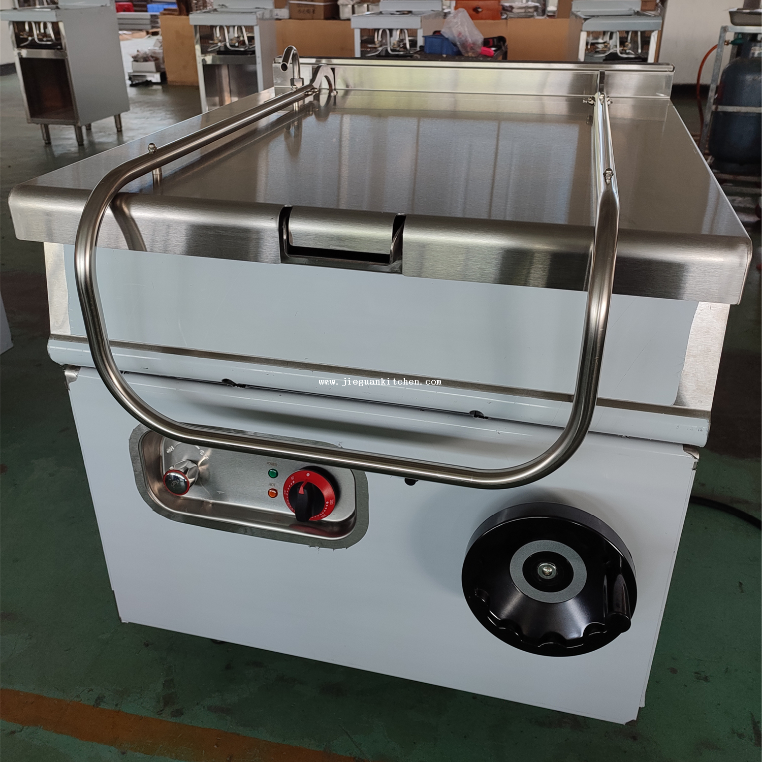 Equipo de cocina de restaurante comercial Sartén basculante eléctrica 60L