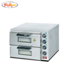 Horno de pizza pequeño eléctrico de doble capa para uso comercial 