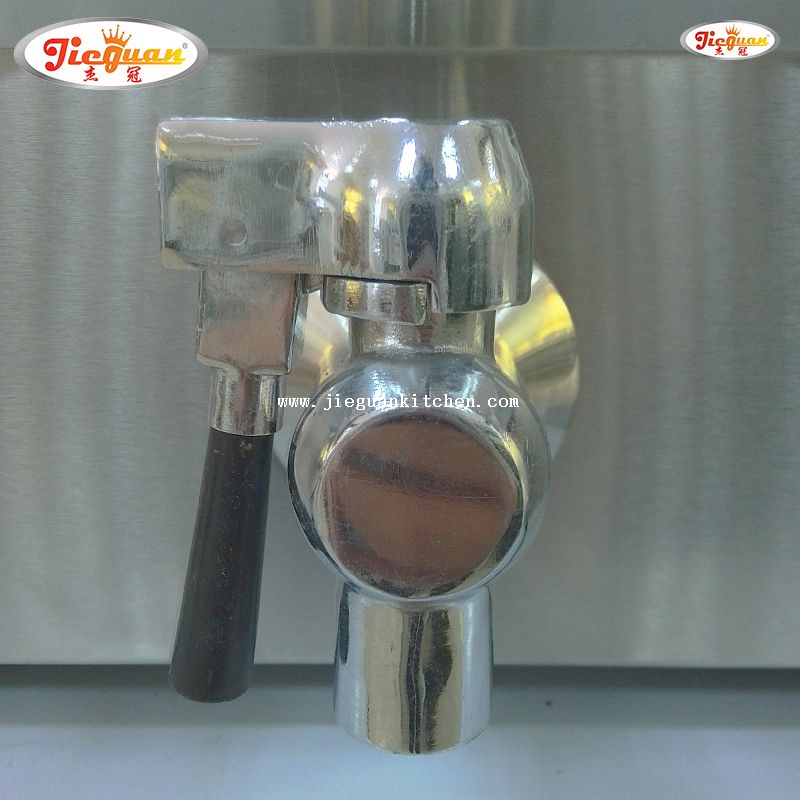 Freidora eléctrica de patatas fritas de doble tanque comercial