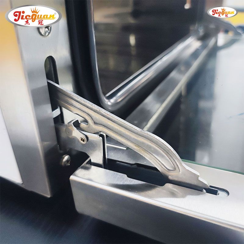 Horno de convección en perspectiva eléctrica, horno comercial de 4 capas