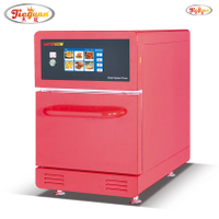 Fabricante fabricado en China, cocina comercial de 20 litros, 100 menús preestablecidos, horno rápido con microondas